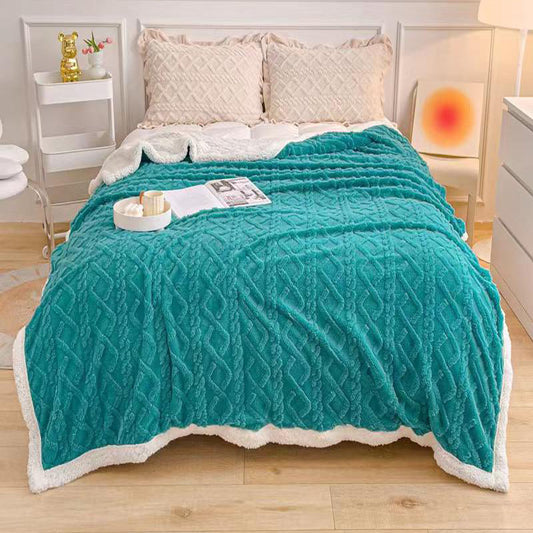 Луксозно пухкаво одеяло в пастелни цветове, двоен размер с код Z-07