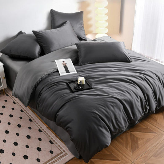 Луксозен спален комплект от памучен сатен, 6 части с код P-11