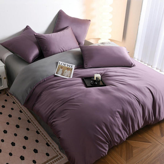 Луксозен спален комплект от памучен сатен, 6 части с код P-13