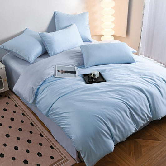 Луксозен спален комплект от памучен сатен, 6 части с код P-17