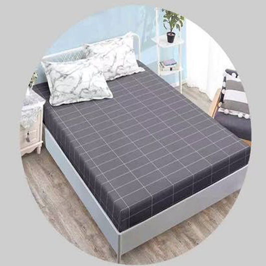 Единично спално бельо с удобен чаршаф с ластик, 100% памук в 4 части с код YE-27