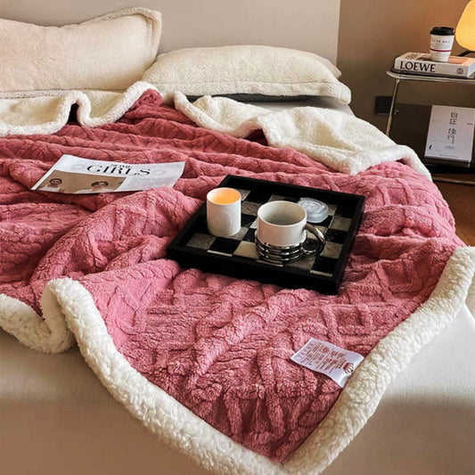 Луксозно пухкаво одеяло в пастелни цветове, двоен размер с код 36-01