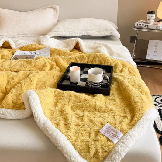 Луксозно пухкаво одеяло в пастелни цветове, двоен размер с код Z-13