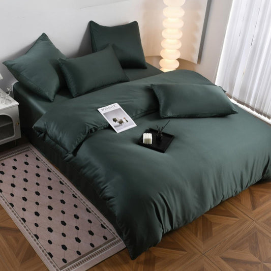 Луксозен спален комплект от памучен сатен, 6 части с код P-04