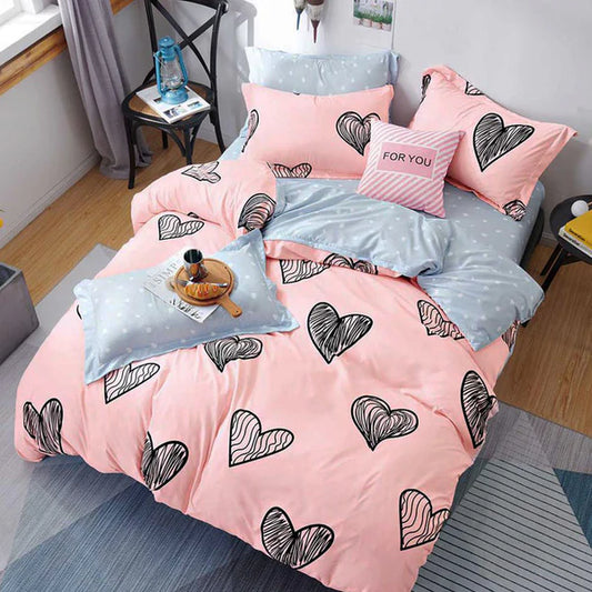 1+1 безплатно, два броя от 100% памук, двоен размер, 4 части, с кодове 50-480 и 50-532