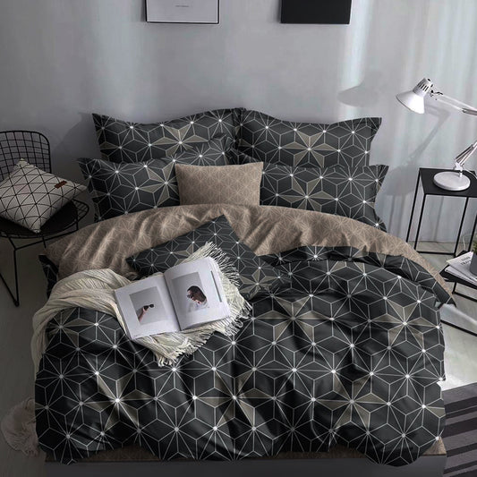 1+1 безплатно, два броя от 100% памук, двоен размер, 4 части, с кодове 50-550 и 50-533