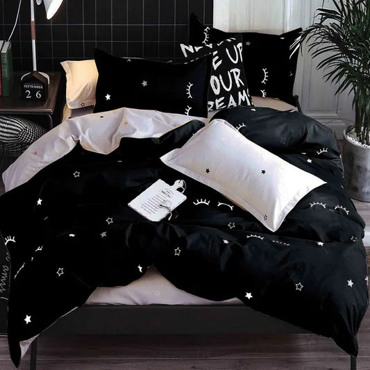 1+1 безплатно, два броя от 100% памук, двоен размер, 4 части, с кодове 50-681 и 50-564