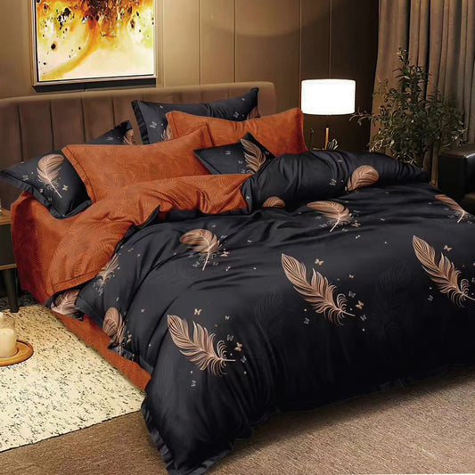 1+1 безплатно, два броя от 100% памук, двоен размер, 4 части, с кодове 50-654 и 50-413