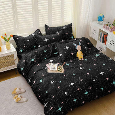 1+1 безплатно, два броя от 100% памук, двоен размер, 4 части, с кодове 50-670 и 50-687