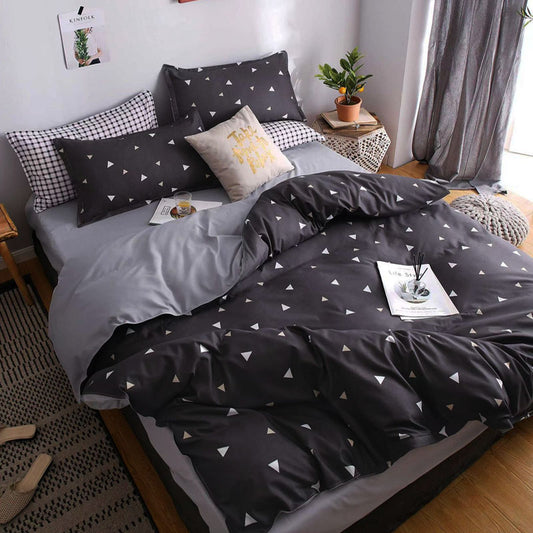 1+1 безплатно, два броя от 100% памук, двоен размер, 4 части, с кодове 50-564 и 50-683