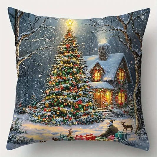 Коледна калъфка за възглавница, без пълнеж , код KL-51