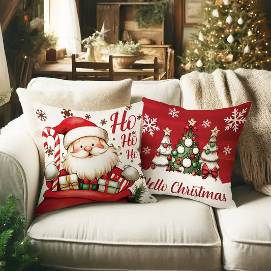 Коледна калъфка за възглавница, без пълнеж , код KL-53