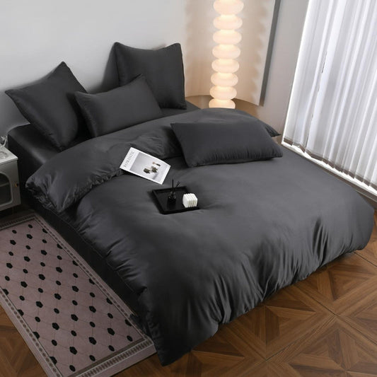 Луксозен спален комплект от памучен сатен, 6 части с код P-05