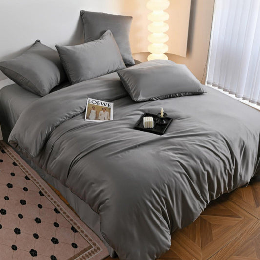 Луксозен спален комплект от памучен сатен, 6 части с код P-06