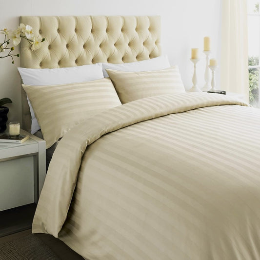 Елегантен двоен спален комплект от памучен сатен, 4 части с ластик с код AT-77