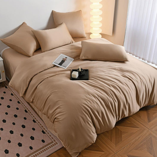 Луксозен спален комплект от памучен сатен, 6 части с код P-07