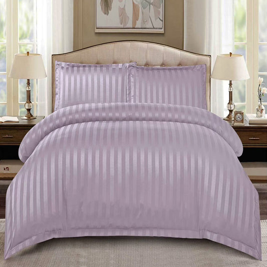 Елегантен двоен спален комплект от памучен сатен, 4 части с ластик с код C5-132