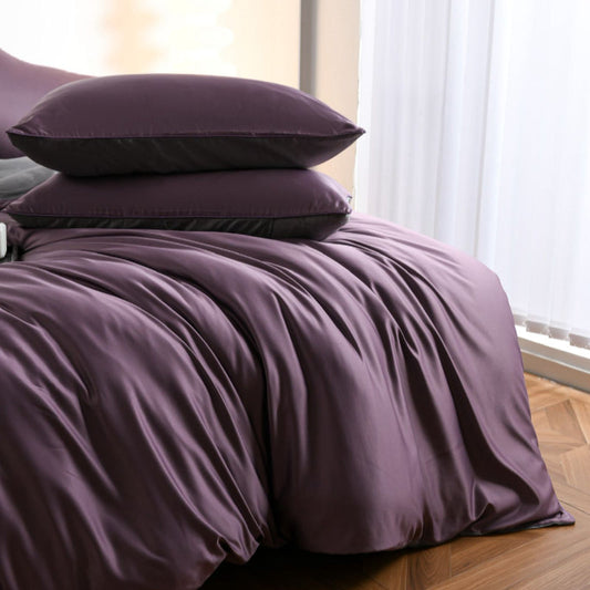 Луксозен спален комплект от памучен сатен, 6 части с код P-13