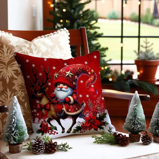 Коледна калъфка за възглавница, без пълнеж , код KL-05