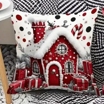 Коледна калъфка за възглавница, без пълнеж , код KL-47