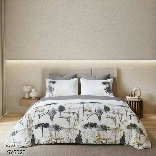 Елегантен двоен спален комплект от 100% памук, 6 части с код SY6020