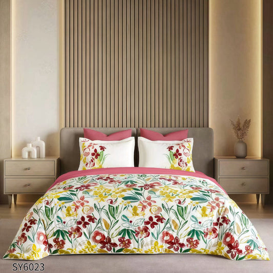 Елегантен двоен спален комплект от 100% памук, 6 части с код SY6023