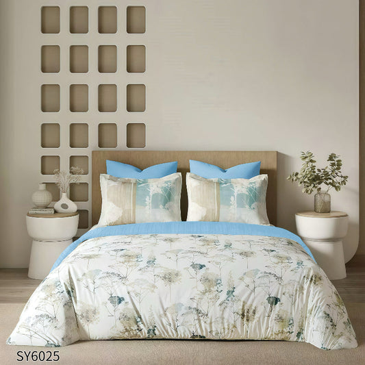 Елегантен двоен спален комплект от 100% памук, 6 части с код SY6025