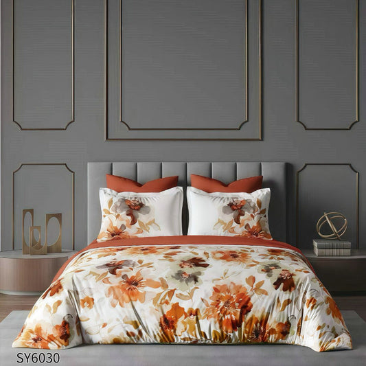 Елегантен двоен спален комплект от 100% памук, 6 части с код SY6030
