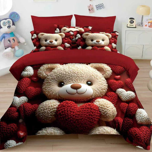 Спален комплект от 100% памук, двоен размер, 6 части с код Q2A-55