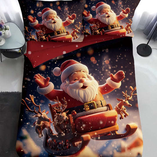 Единичен или двоен коледен комплект от 100% памук с код Q2-42