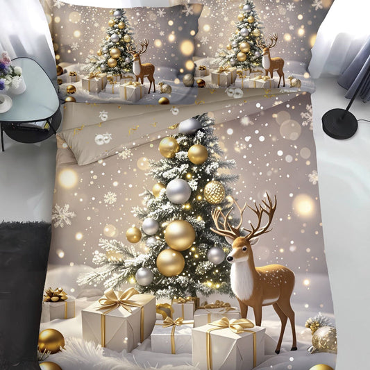 Единичен или двоен коледен комплект от 100% памук с код Q2-41