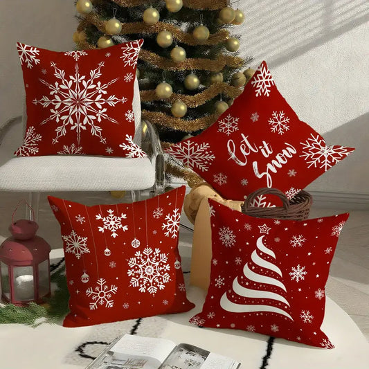 Коледна калъфка за възглавница, без пълнеж , код KL-26