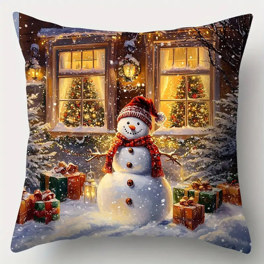 Коледна калъфка за възглавница, без пълнеж , код KL-49