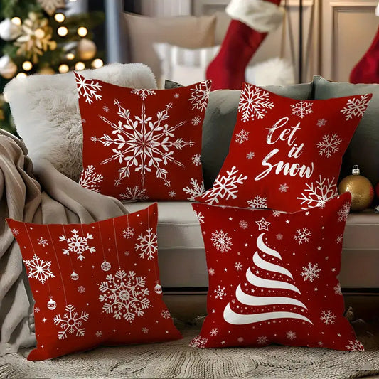 Коледна калъфка за възглавница, без пълнеж , код KL-27