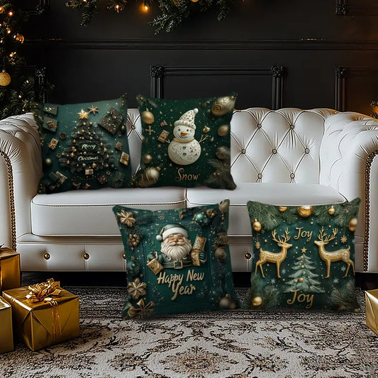 Коледна калъфка за възглавница, без пълнеж , код KL-33