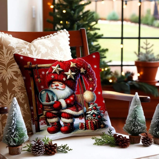 Коледна калъфка за възглавница, без пълнеж , код KL-08