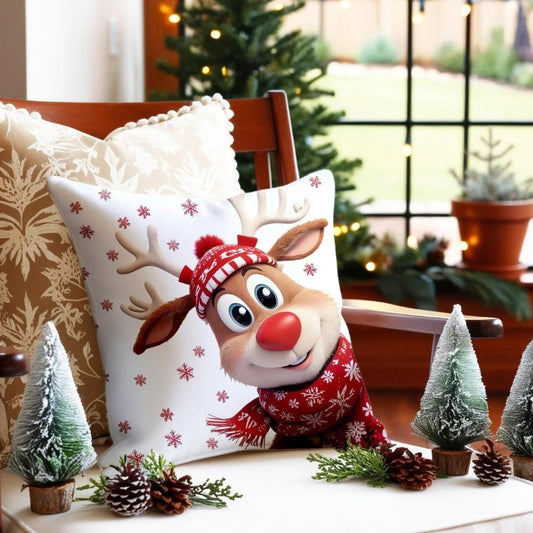 Коледна калъфка за възглавница, без пълнеж , код KL-09