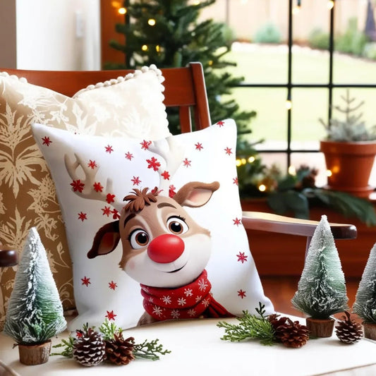 Коледна калъфка за възглавница, без пълнеж , код KL-10