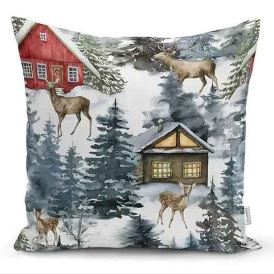 Коледна калъфка за възглавница, без пълнеж , код KL-21