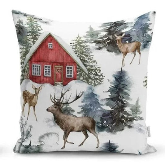 Коледна калъфка за възглавница, без пълнеж , код KL-24