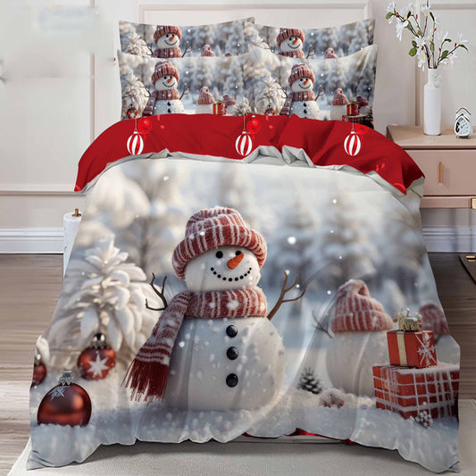 Единичен или двоен коледен комплект от 100% памук с код Q2-14