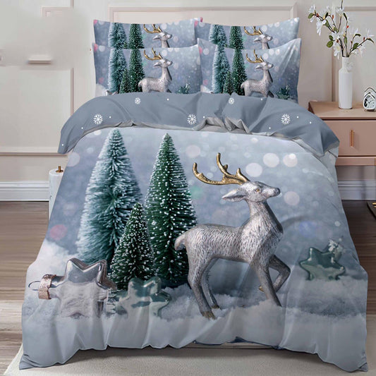 Единичен или двоен коледен комплект от 100% памук с код Q2-17