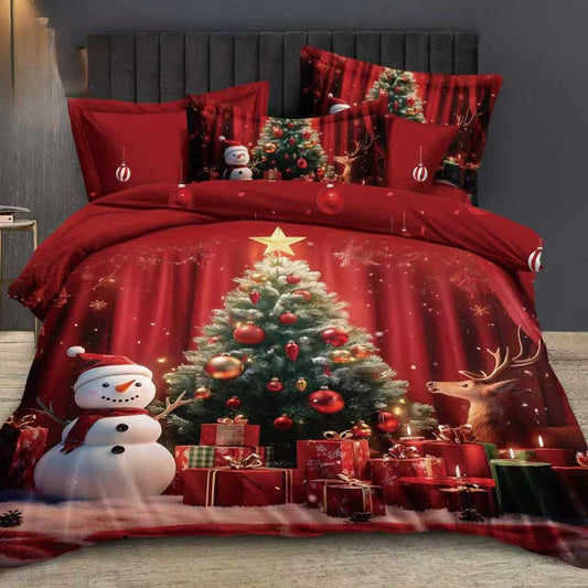 Единичен или двоен коледен комплект от 100% памук с код Q2-44