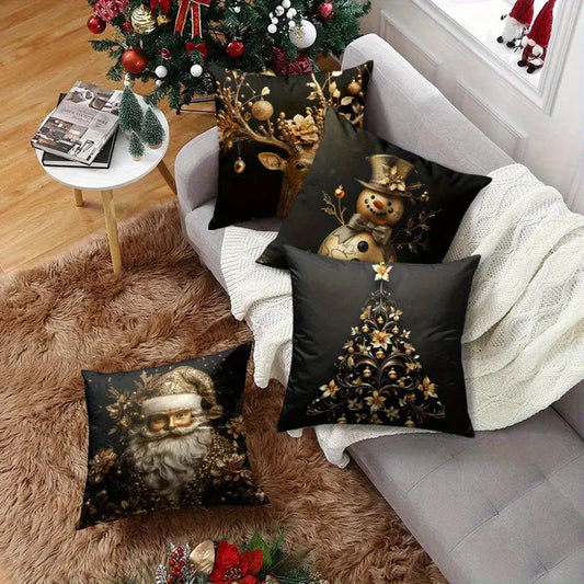 Коледна калъфка за възглавница, без пълнеж , код KL-32