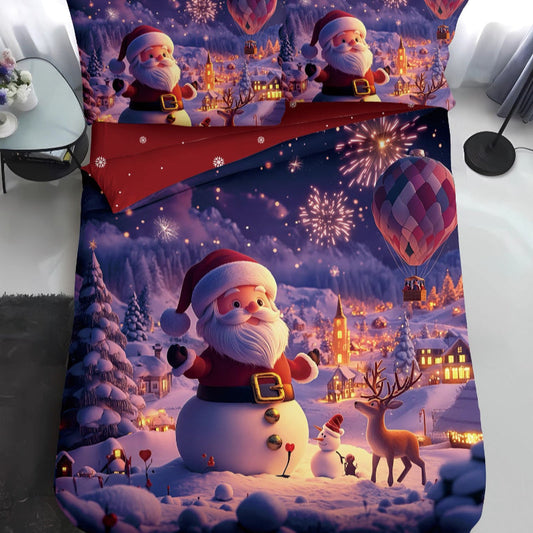 Единичен или двоен коледен комплект от 100% памук с код Q2-45