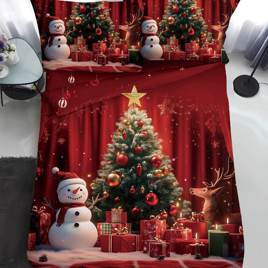 Единичен или двоен коледен комплект от 100% памук с код Q2-44