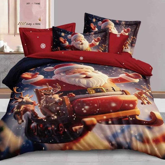 Единичен или двоен коледен комплект от 100% памук с код Q2-42